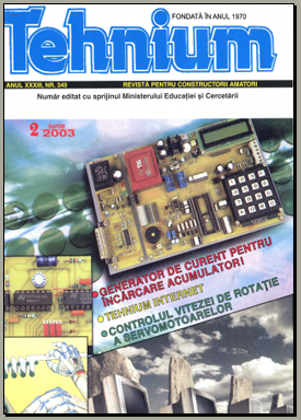 Revista Tehnium, anii '2003
