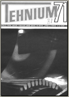 Revista Tehnium, anii '71