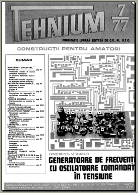 Revista Tehnium, anii '77