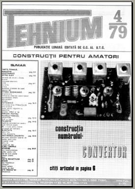 Revista Tehnium, anii '79