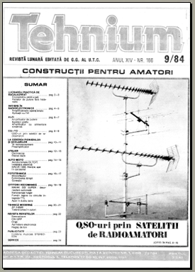 Revista Tehnium, anii '84
