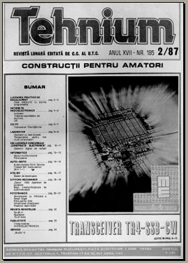 Revista Tehnium, anii '87